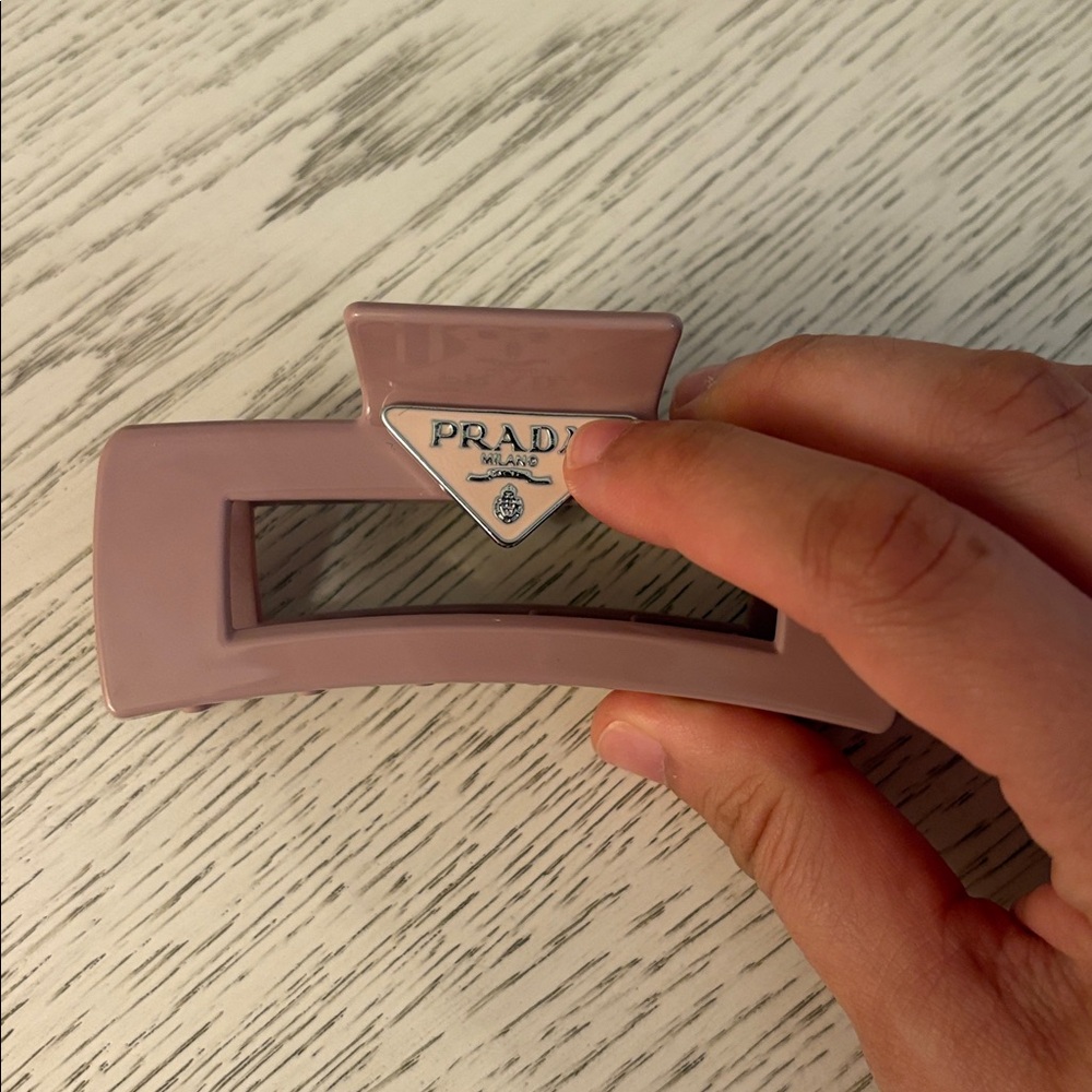 Dusty Rose Logo Hair Claw